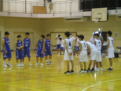 新人大会　男子バスケットボール部