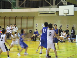 新人大会　男子バスケットボール部