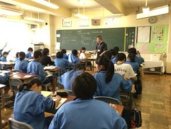 3年理科の授業
