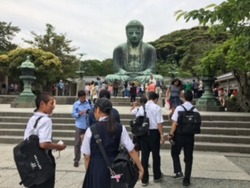 鎌倉の大仏前で