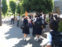朝のあいさつ運動