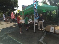 夏祭りのお手伝い（柔道部）