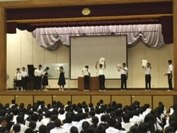 合唱発表順の抽選会
