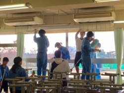 大掃除の様子
