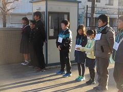 浦安小学校での活動の様子