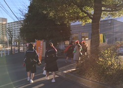 PTA朝のあいさつ運動