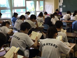 3年生：朝の読書