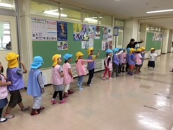 幼稚園児の訪問