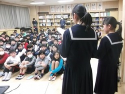 生徒による中学校説明会