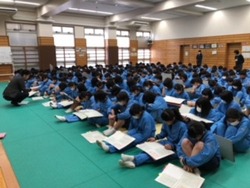 2学年の練習風景