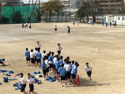 保健体育の授業の様子