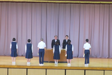 前期任命式写真