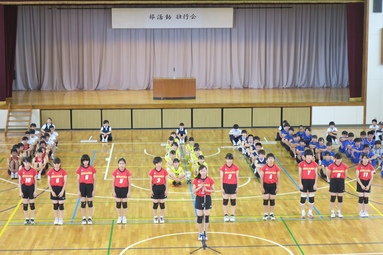 部活動壮行会写真
