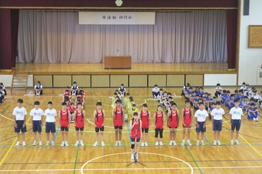 部活動壮行会写真