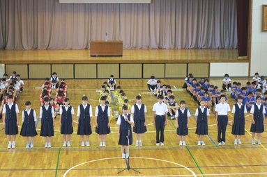 部活動壮行会写真
