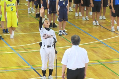 部活動壮行会写真