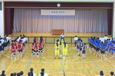 部活動壮行会写真