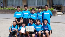 富岡中学校体育祭参加