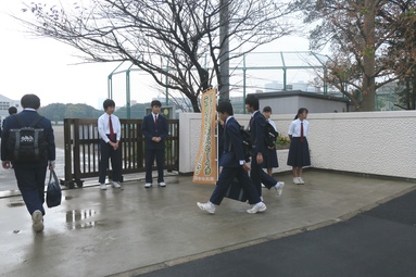 あいさつ運動写真