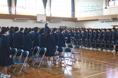 3年生を送る会写真
