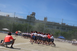 1学年団体競技です。