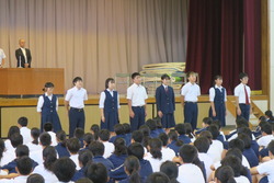 3学年学級委員長と副委員長