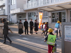 小中連携あいさつ運動