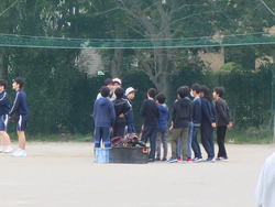 野球部練習見学