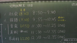 定期試験Ⅱ