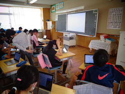 写真：高学年授業