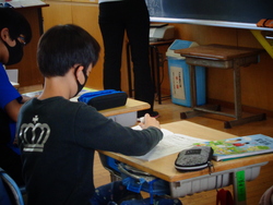 写真：高学年授業