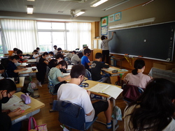写真：高学年授業