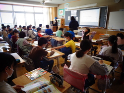 写真：高学年授業