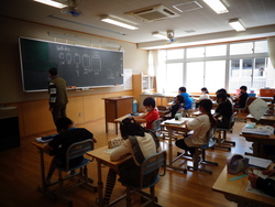 写真：高学年授業