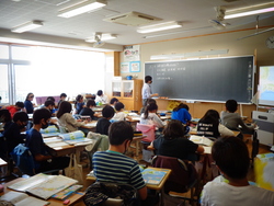 写真：高学年授業