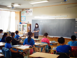 写真：高学年授業