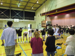 新人大会　男子バスケットボール部
