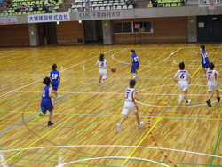 新人大会　女子バスケットボール部