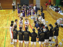 新人大会　女子バスケットボール部