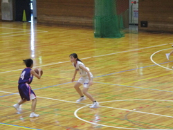 新人大会　女子バスケットボール部
