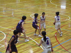 新人大会　女子バスケットボール部