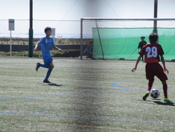 サッカー新人大会決勝