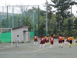 サッカー部新人大会予選リーグ
