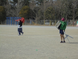 片づける様子