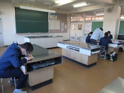 数学の質問をしている写真
