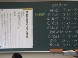 習熟度確認テスト
