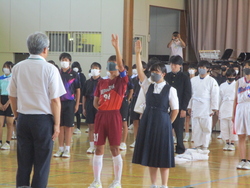 部活動壮行会