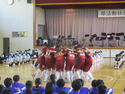 部活動壮行会