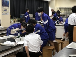 2年生理科の授業