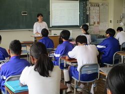2年生の家庭科授業